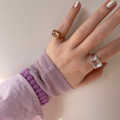 [ cubic champagne  ] reine gold -pinky