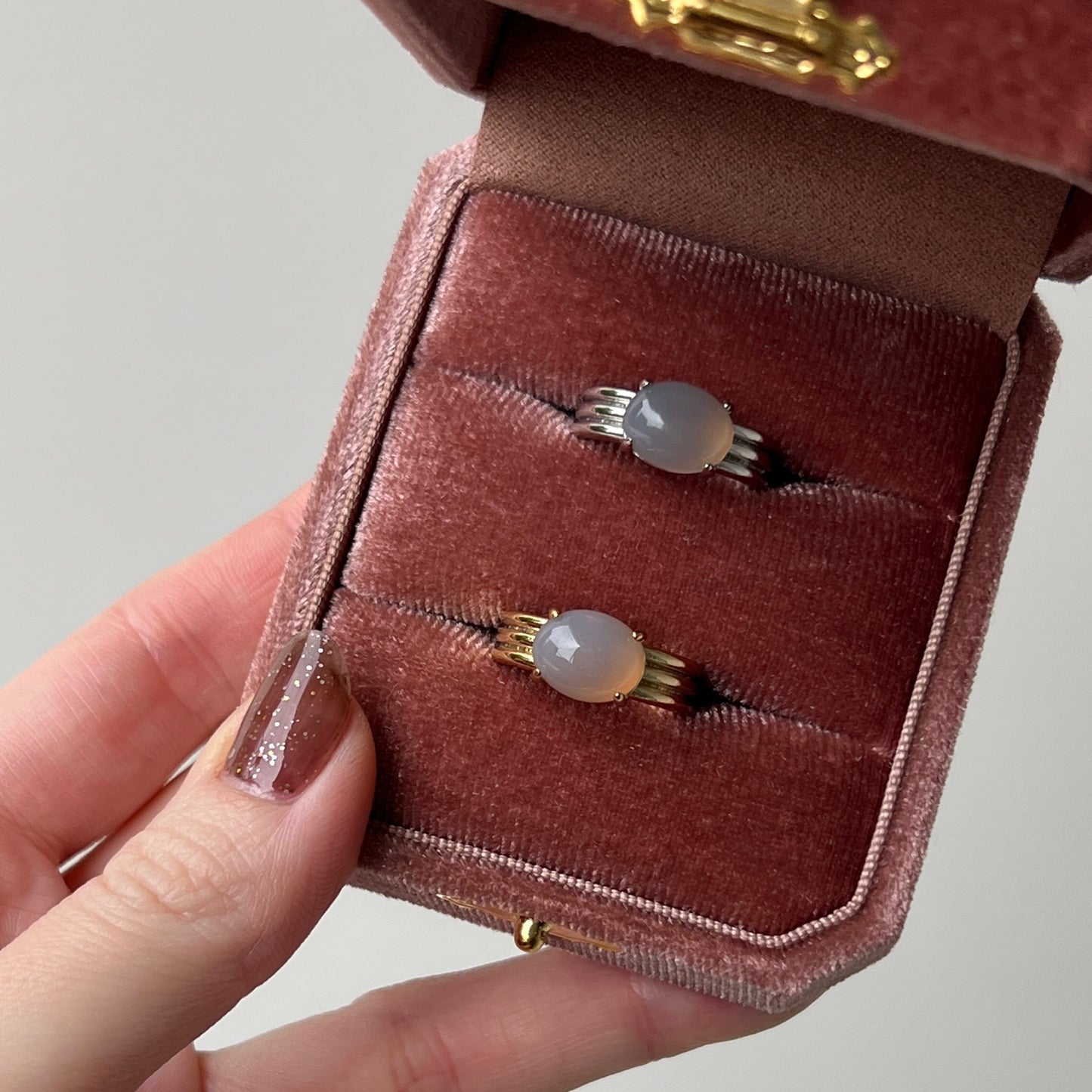 [ gray onyx ]  trois silver