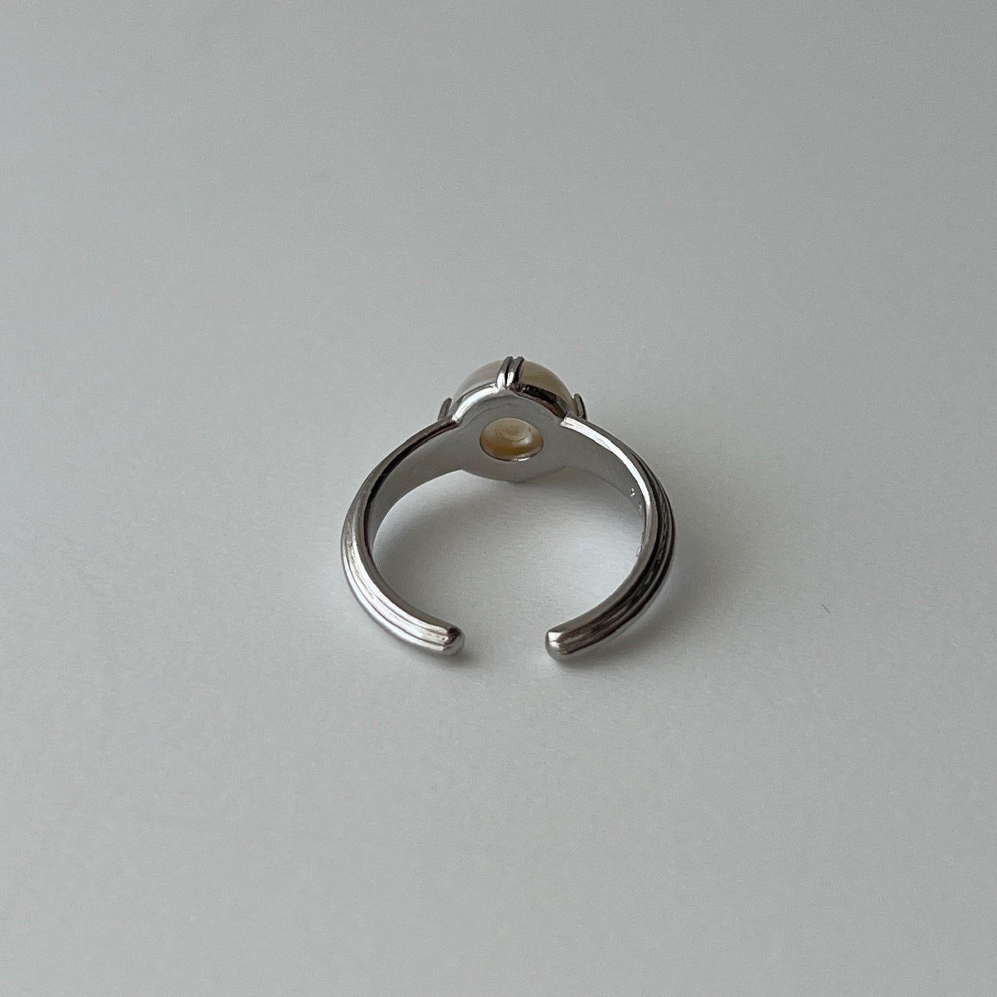 [ vintage pearl ] croissant silver