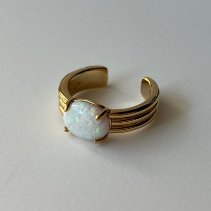 [ neon rainbow opal ] trois gold