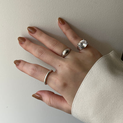 [ clear ] reine -pinky silver