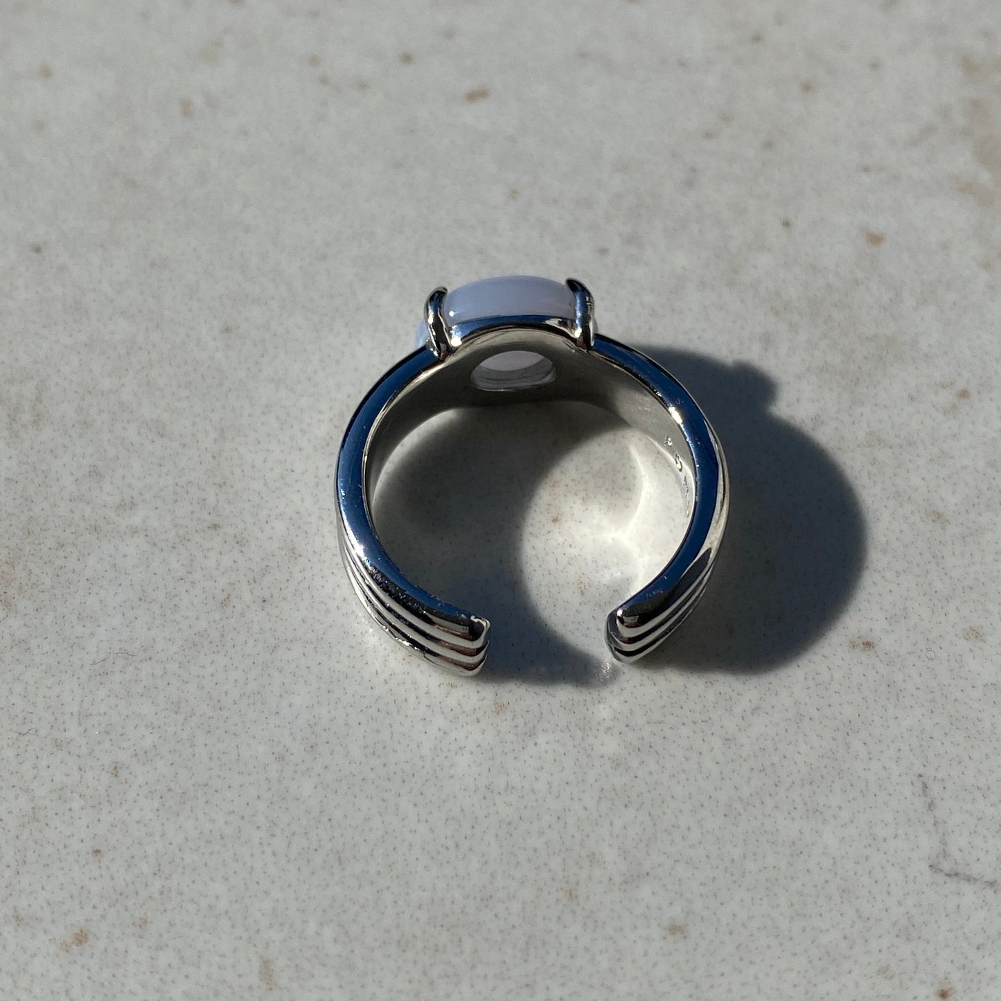 [ blue lace agate ] trois silver