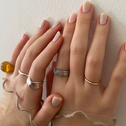 [ gray onyx ]  trois silver