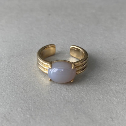 [ gray onyx ]  trois gold