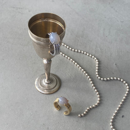 [ gray onyx ]  trois gold