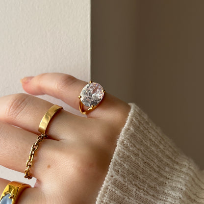 [ clear ] reine -pinky gold