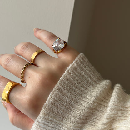 [ clear ] reine -pinky gold