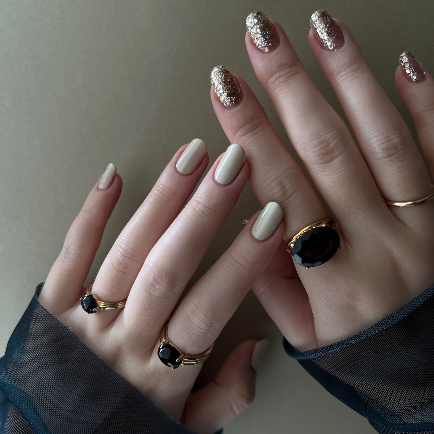 [ smoky quartz ] reine gold