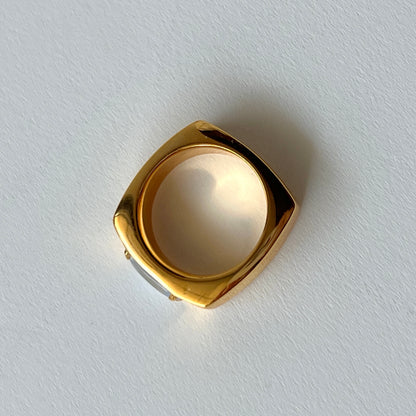 [ blue moon glass stone ] europa gold