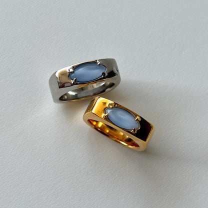 [ blue moon glass stone ] europa gold