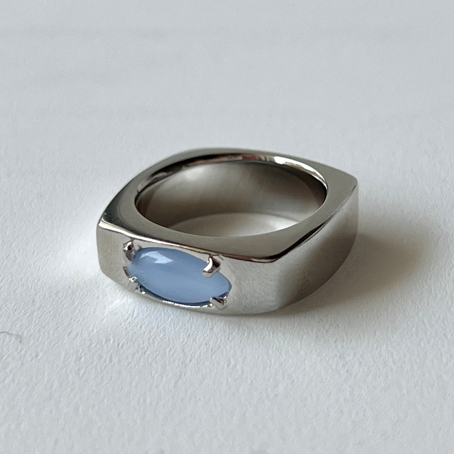 [ blue moon glass stone ] europa silver