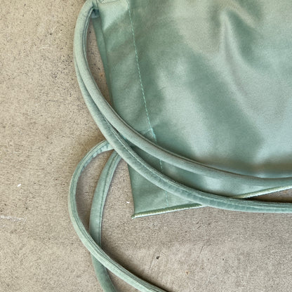 [ velor mint ] long handle tote bag