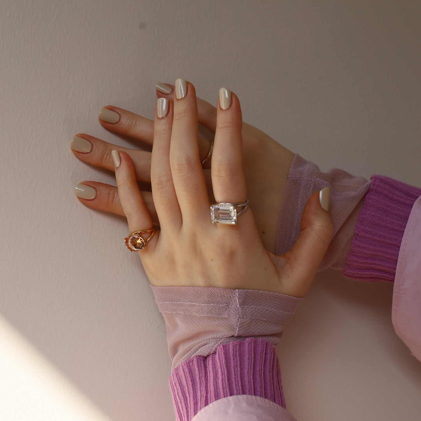 [ cubic champagne  ] reine gold -pinky