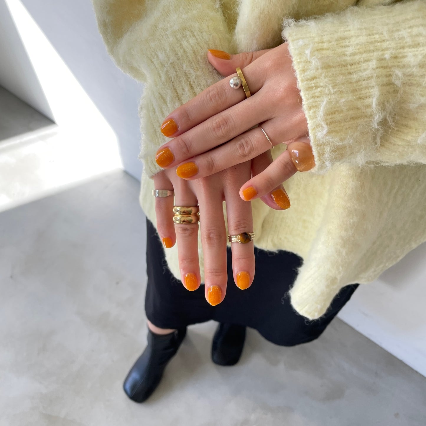 [ tiger eye ]  trois gold