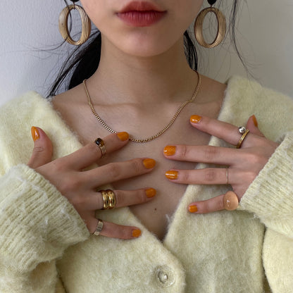 [ tiger eye ]  trois gold