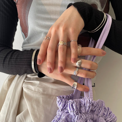 [ gray onyx ]  trois silver