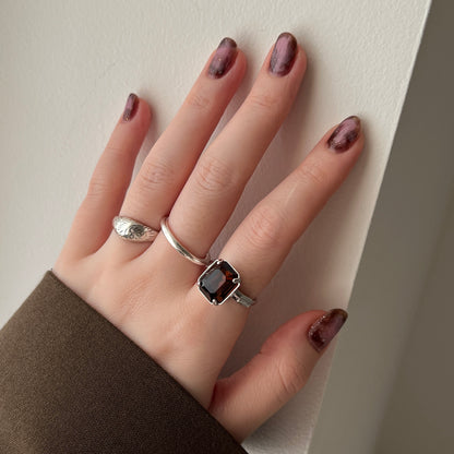 [ vintage amber ] éclat silver