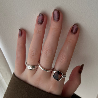 [ vintage amber ] éclat silver