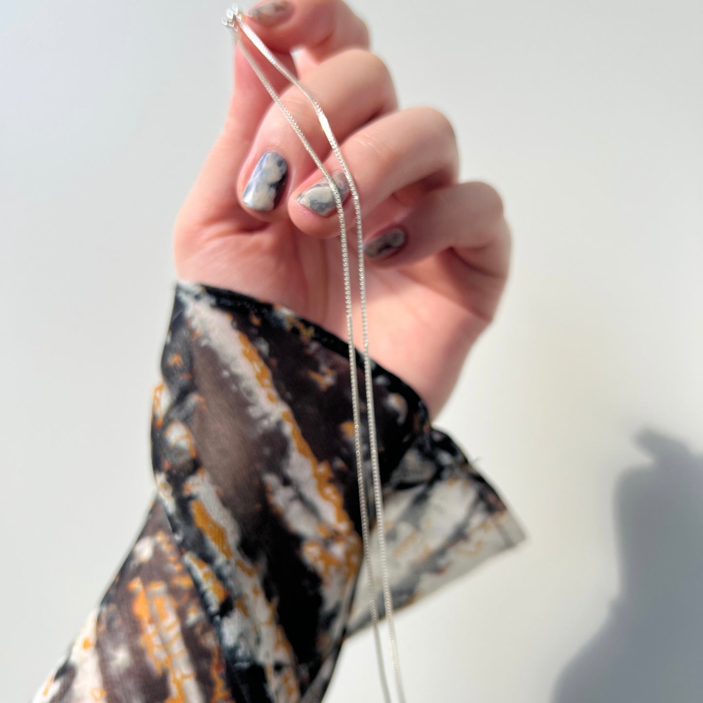 [ silver chain ] long-length piercings