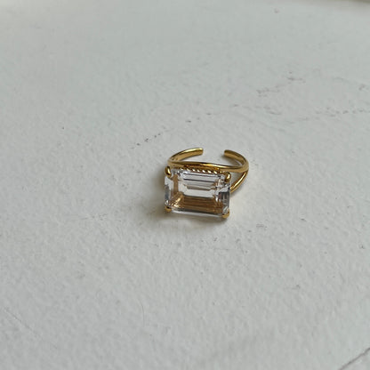 [ crystal ] reine gold - rectangle