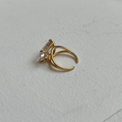 [ crystal ] reine gold - rectangle