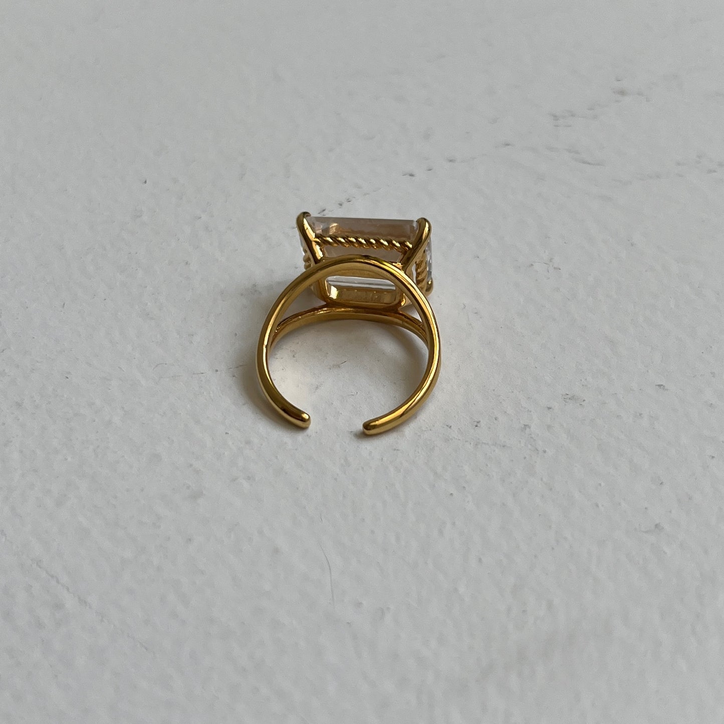 [ crystal ] reine gold - rectangle