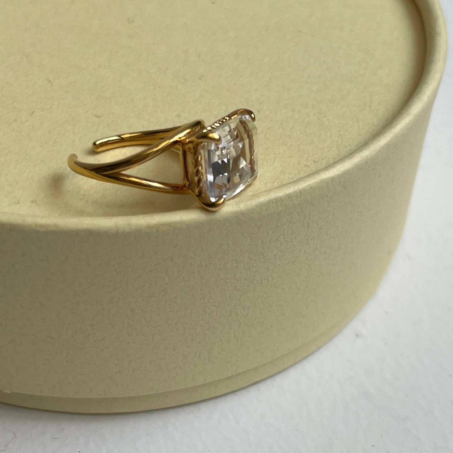 [ crystal ] reine gold - rectangle