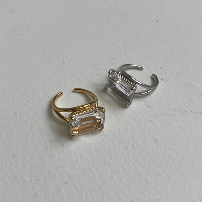 [ crystal ] reine gold - rectangle