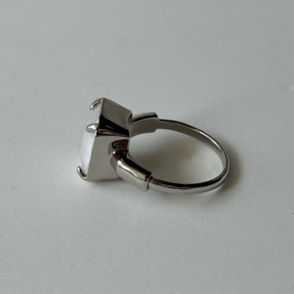 [ vintage white ] éclat silver