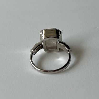 [ vintage white ] éclat silver
