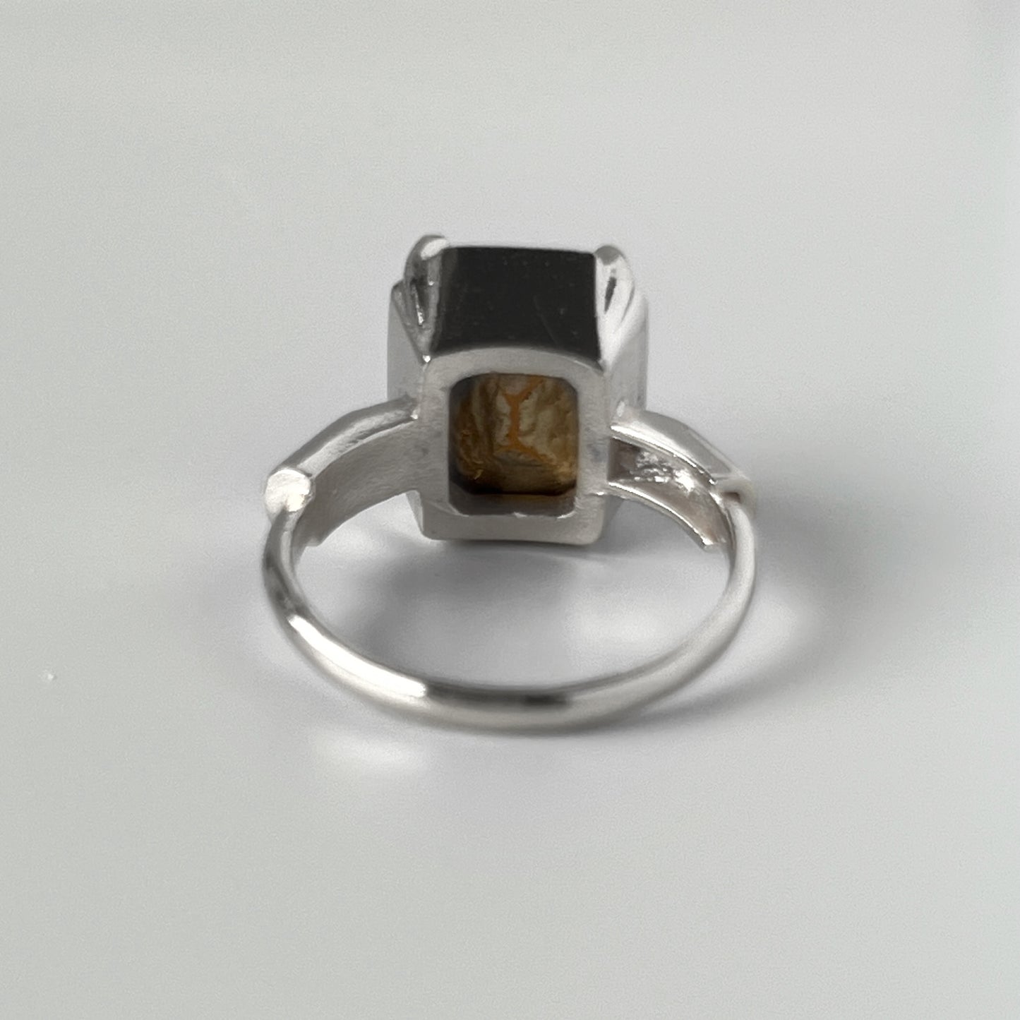 [ vintage amber ] éclat silver