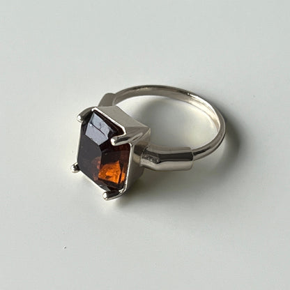 [ vintage amber ] éclat silver