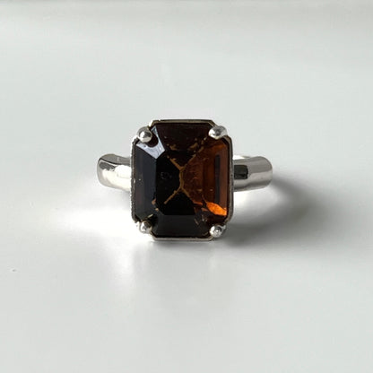 [ vintage amber ] éclat silver