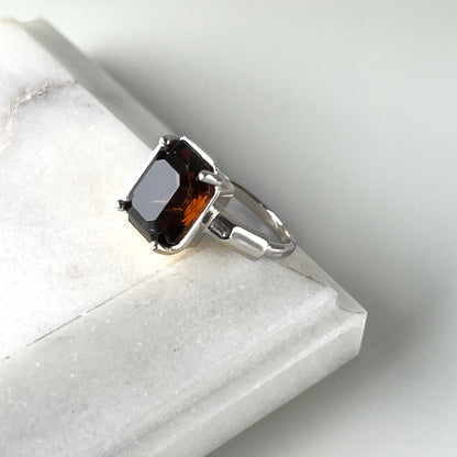[ vintage amber ] éclat silver