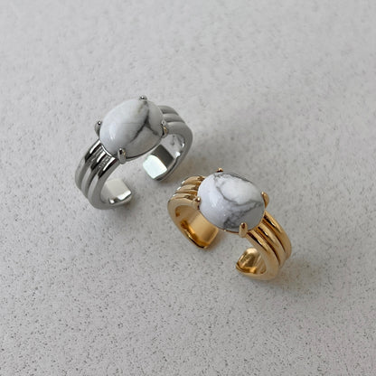 [ howlite ] trois gold