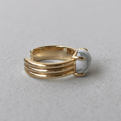 [ howlite ] trois gold