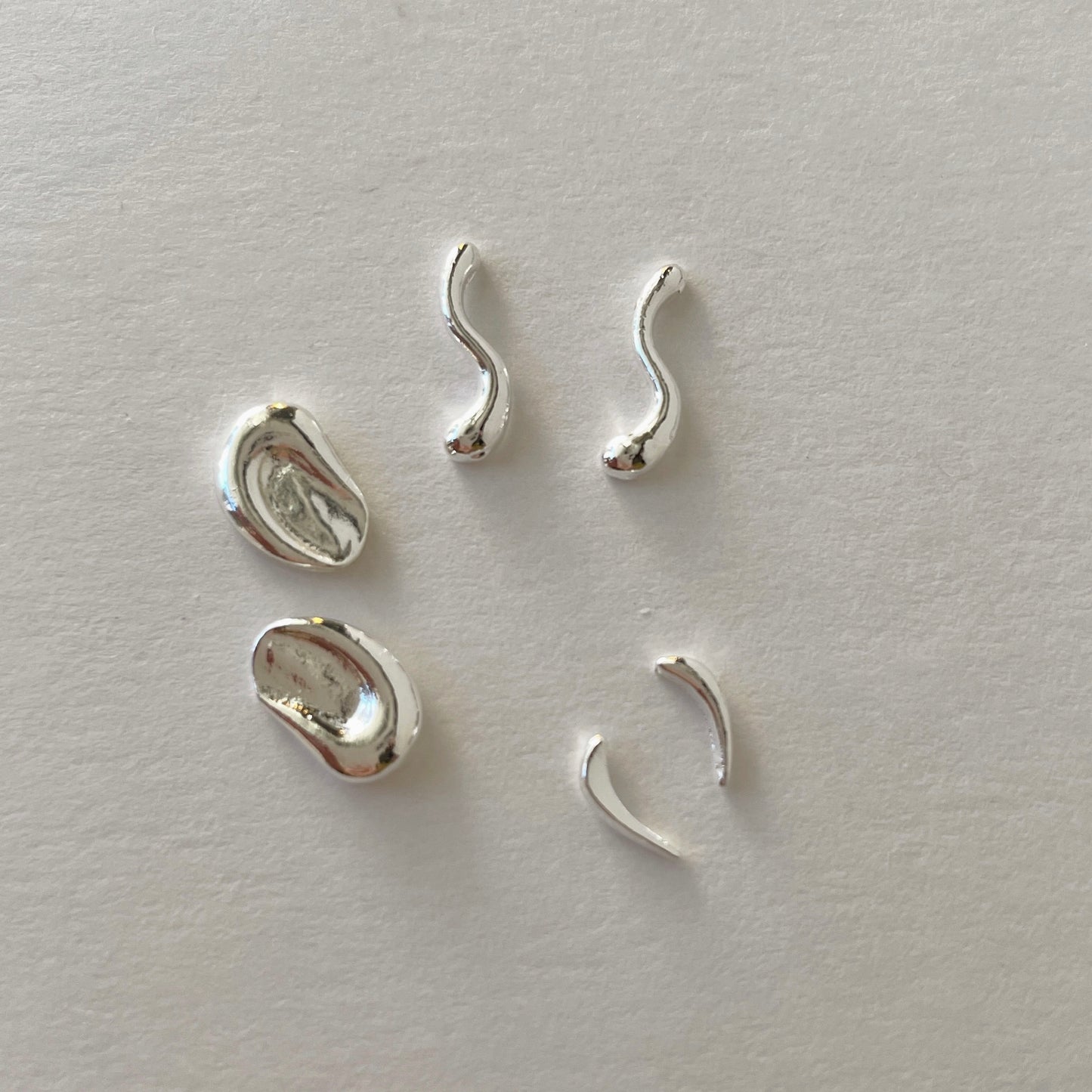 [ silver ] NAIL TOPPINGS