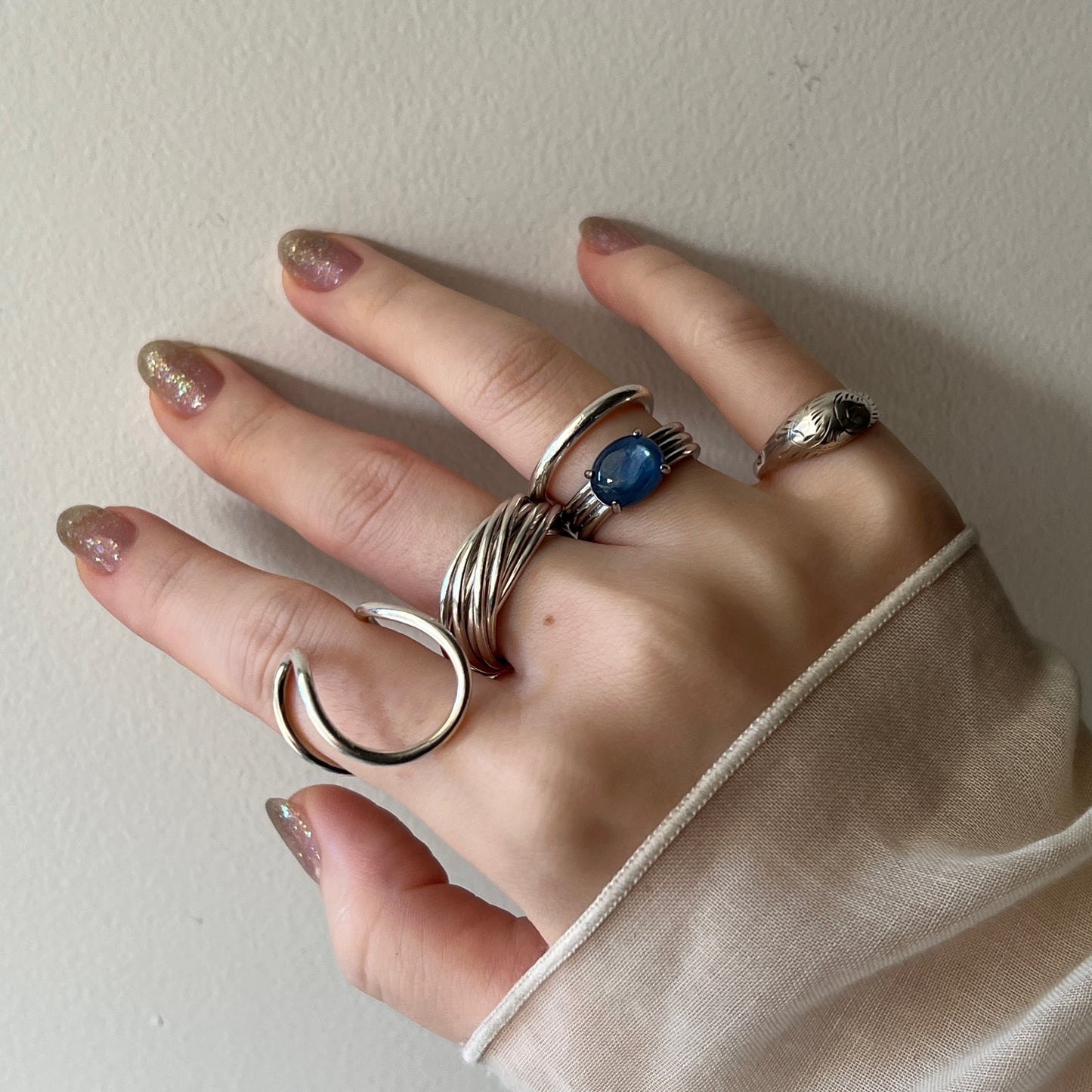 [ kyanite ] trois silver