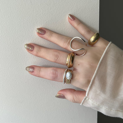 [ howlite ] trois gold