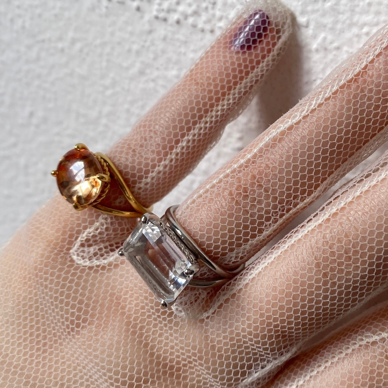 [ cubic champagne  ] reine gold -pinky