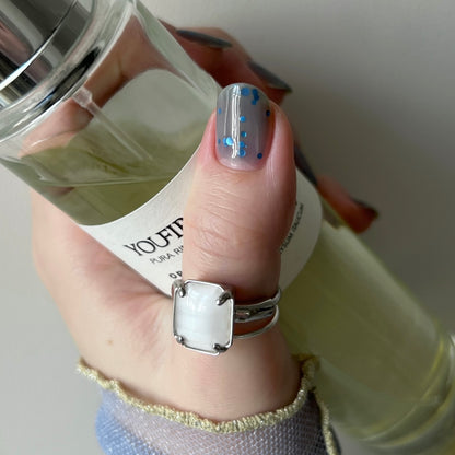 [ vintage white ] éclat silver