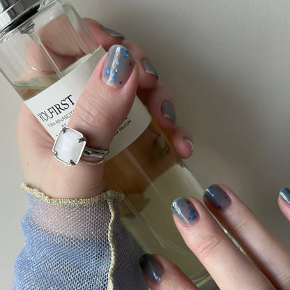 [ vintage white ] éclat silver