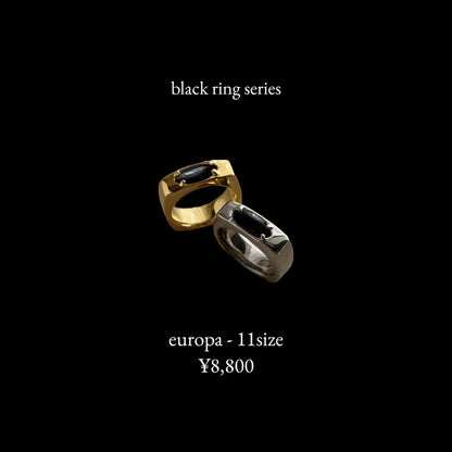 [ black moon glass ] europa silver