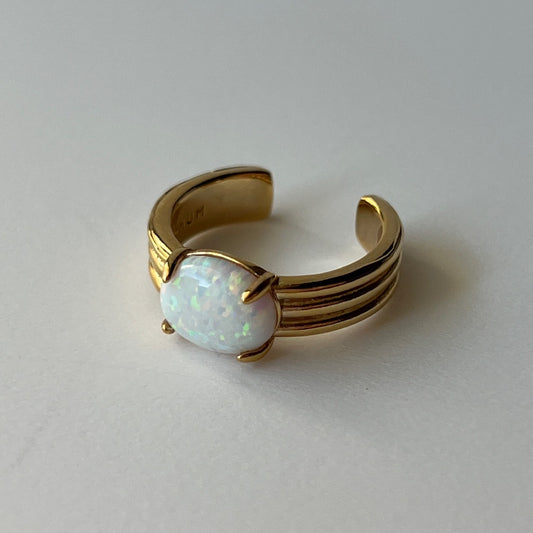 [ neon rainbow opal ] trois gold