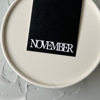 BOX - NOVEMBER -