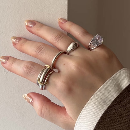 [ clear ] reine -pinky silver