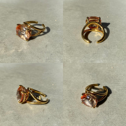 [ cubic champagne  ] reine gold -pinky