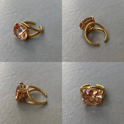 [ cubic champagne  ] reine gold -pinky